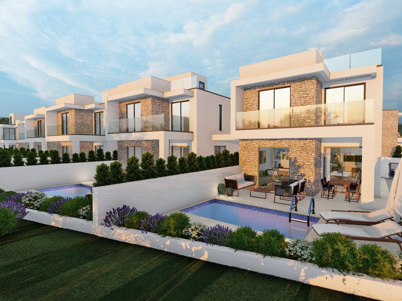 3 Bedroom Semi-Detached Villa in Peyia, Paphos
