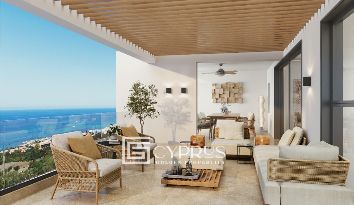 Penthouse roof veranda